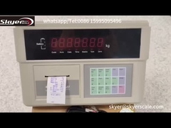 Przemysłowy cyfrowy wskaźnik wagi Yaohua A9P z wbudowaną drukarką do wag ciężarowych