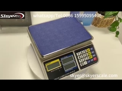 30kg 1g cyfrowa skala wagi z wyświetlanym ekranem LCD