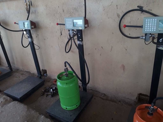 2-120kg Automatyczna przeciwwybuchowa maszyna do napełniania gazem kuchennym Skala LPG do butli gazowej