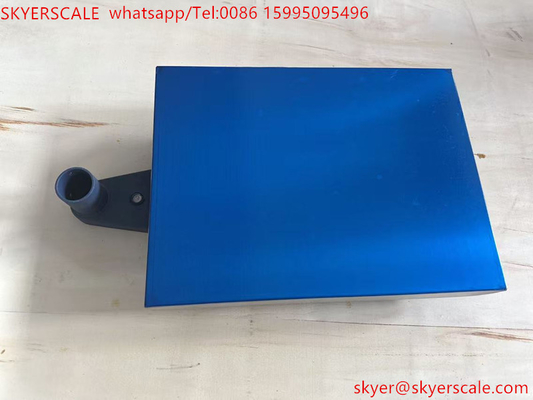 Niebieska kolorowa stolica z stali węglowej Waga 30x40cm 100kg powłoka powleczona
