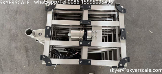 Całkowicie wodoszczelna ze stali nierdzewnej Elektroniczna cyfrowa waga 40x50cm 150kg platforma ważąca detaliczna