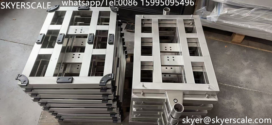 Całkowicie wodoszczelna ze stali nierdzewnej Elektroniczna cyfrowa waga 40x50cm 150kg platforma ważąca detaliczna