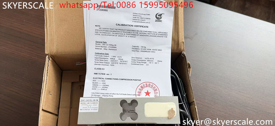 ZEMIC Load Cell L6E 100KG C3 Dokładność w magazynach dla skali cenowej i wagi stacjonarnej