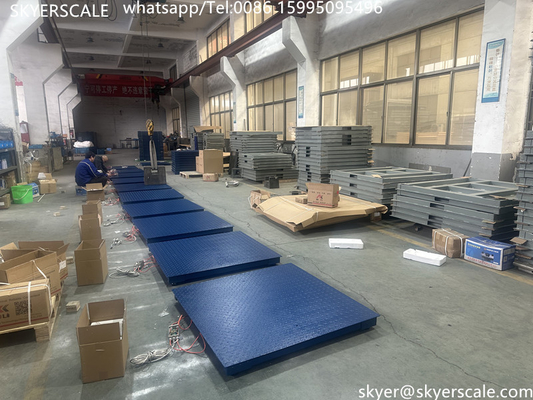 Wskaźnik przemysłowy 2000kg Platformy wskaźniki podłogowe z trwałym stopu stali stopowej wiązki cięcia SQB komórki ładunkowej