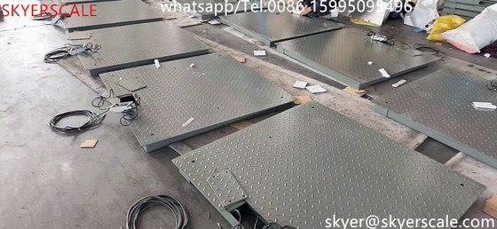Stalowa 1.2mx1.2m platforma 3 tony ciężkiej wagi z płytką przeciw myszy