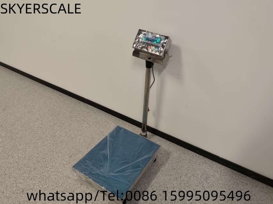 40x50cm 150kg Waga Platformy Ważającej Skala ze stali nierdzewnej Z Zielonymi LED Woda Wskaźnik