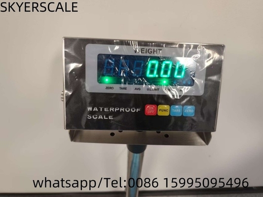 40x50cm 150kg Waga Platformy Ważającej Skala ze stali nierdzewnej Z Zielonymi LED Woda Wskaźnik