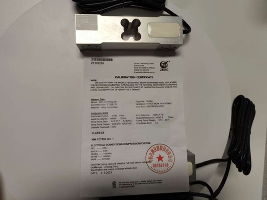 Czujnik komórek obciążeniowych marki Zemic L6E-100kg dla wag platformy ławkowej 30x30cm -50kg