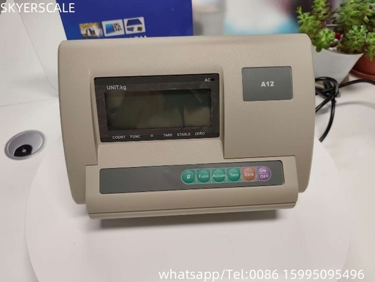 XK3190-A12 wyświetlacz LCD Przemysłowa cyfrowa waga podłogowa