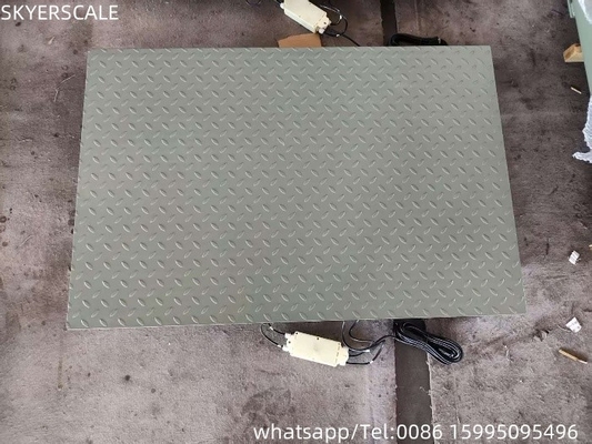 Wyroby z stali miękkiej 0,8mx1,2m Platforma 3tony Waga ciężka Waga podłogowa przemysłowa