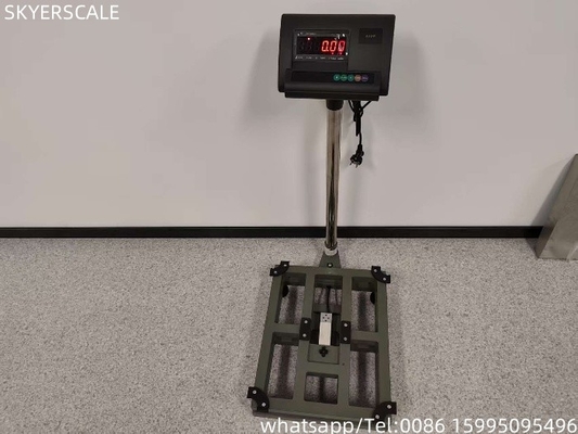 Elektroniczny 450 X 550 mm 300 kg Placówka kompaktowa ze stali miękkiej, ważąca duży wyświetlacz LED