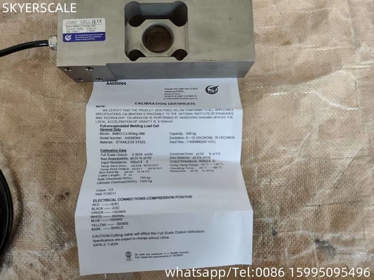 BM6G 500kg Ładowarka ZEMIC Single Point Sensor OIML Przystosowana do elektronicznej wagi