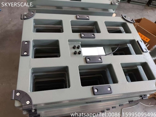 60x60cm 300kg Przenośna skala ławki Ważyć Waga platformy ze stali węglowej