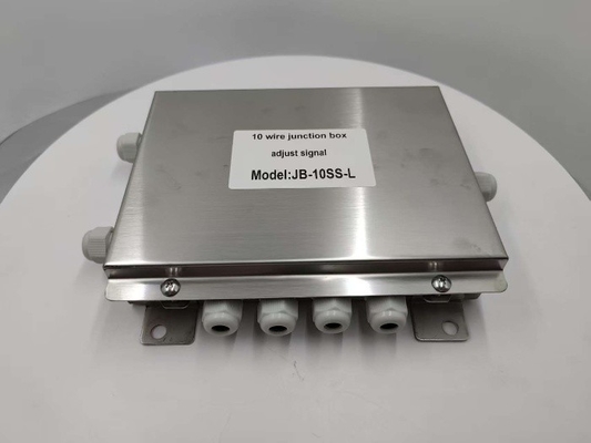 Wodoszczelność IP67 Stainless Steel Junction Box 10 Wire For Weighbridge