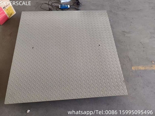0.9x1.5m 2t Platform Scale Carbon Steel Elektroniczne wagy Digital Floor Scale Industrial