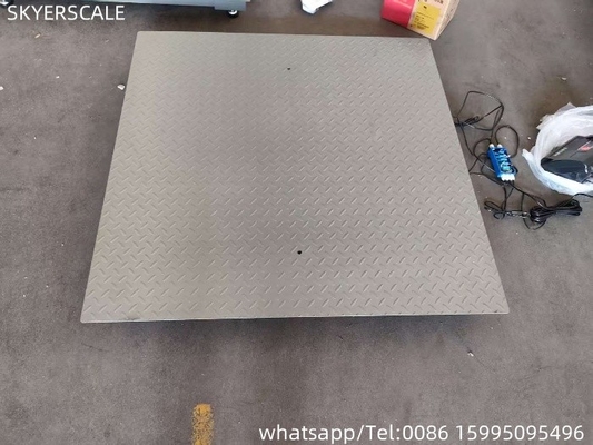 0.9x1.5m 2t Platform Scale Carbon Steel Elektroniczne wagy Digital Floor Scale Industrial