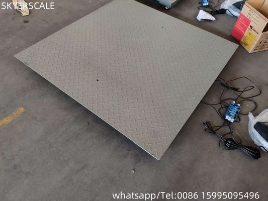 0.9x1.5m 2t Platform Scale Carbon Steel Elektroniczne wagy Digital Floor Scale Industrial