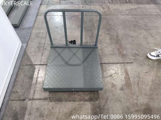 Cyfrowa stal węglowa 500x500mm 300kg Skala platformy z tablicą kontrolną i podkrętem