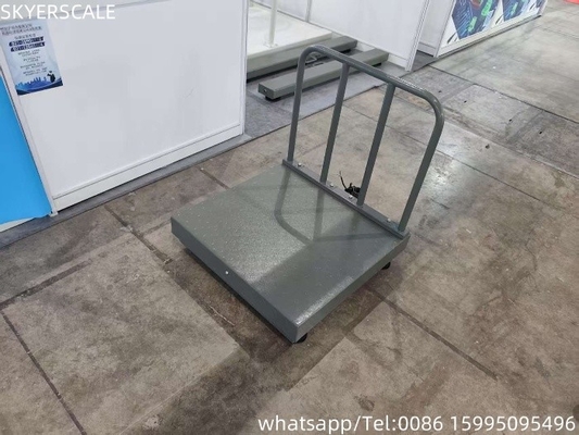 Cyfrowa stal węglowa 500x500mm 300kg Skala platformy z tablicą kontrolną i podkrętem