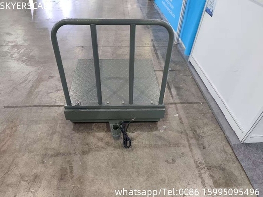 Cyfrowa stal węglowa 500x500mm 300kg Skala platformy z tablicą kontrolną i podkrętem