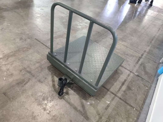 50x60cm Waga ławkowa Materiał ze stali węglowej + tabliczka kwadratowa Panel Waga Elektroniczna Waga do 300 kg