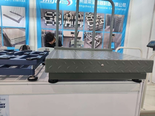 50x60cm Waga ławkowa Materiał ze stali węglowej + tabliczka kwadratowa Panel Waga Elektroniczna Waga do 300 kg