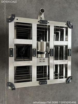 600x600mm 500kg 304 pełna waga platformy z stali nierdzewnej