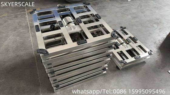 304 ze stali nierdzewnej Wysokiej precyzji 450*600mm Zakres 300KG Elektroniczna waga Skala