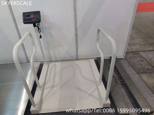 Skala medyczna w wózku inwalidzkim Skala w szpitalu W sali dializy W sali rehabilitacyjnej Skala wagi Z opcjonalną technologią Bluetooth RS232