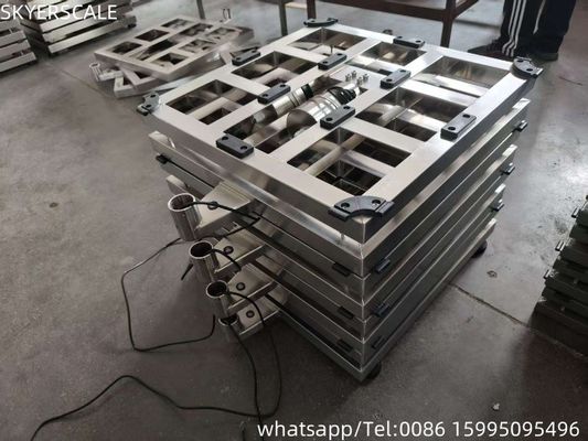 Wysoka dokładność 60 x 80 cm Skala ławkowa Stal nierdzewna wodoodporna 500 kg