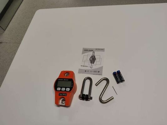 300 kg Elektryczna waga żurawia stalowego, cyfrowa waga wisząca, 3*AA bateria sucha