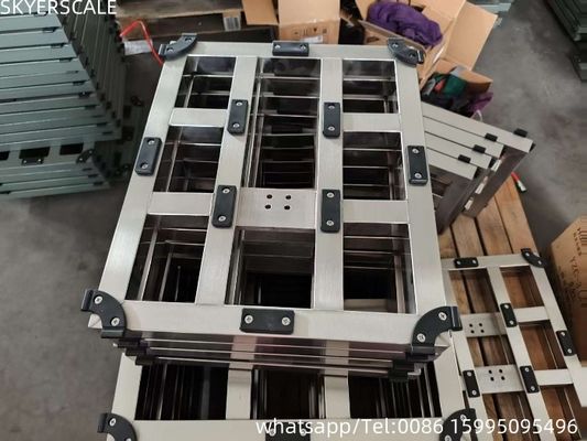 Cyfrowa platforma elektroniczna Skala stalowa wodoodporna 500kg Skala ławki wyświetlacz LCD OEM Dostosowywalny