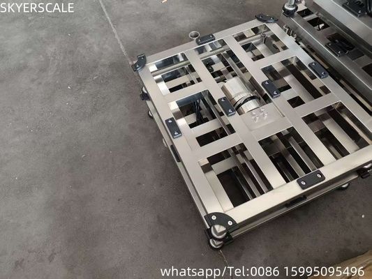 Skala cyfrowa, wodoodporna ze stali nierdzewnej 500x600mm 500kg Waga Skala drukowana LED Elektroniczny wskaźnik