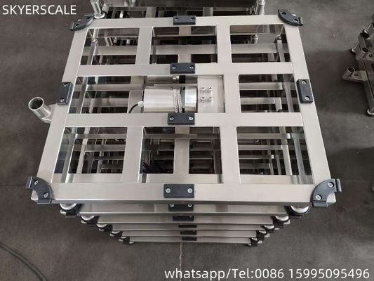 Stal nierdzewna, wygodna dla użytkownika, platforma ławka, skala 700x800mm 800kg, przemysłowa elektronika