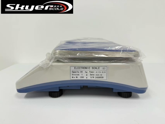 30kg Cyfrowa waga z wyświetlaczem LCD i szalką ze stali nierdzewnej