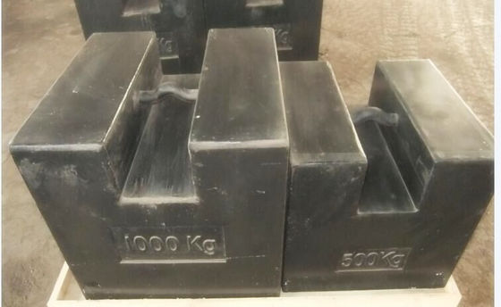 500kg M1 20kg 10kg żeliwny ciężar testowy do dźwigu, żeliwny ciężarek do ciężaru windy